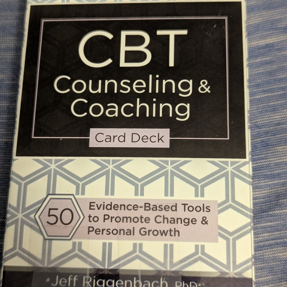 CBT Counseling & Coaching Card Deck Self Help Therapy Mental Health Self Care - Picture 1 of 3